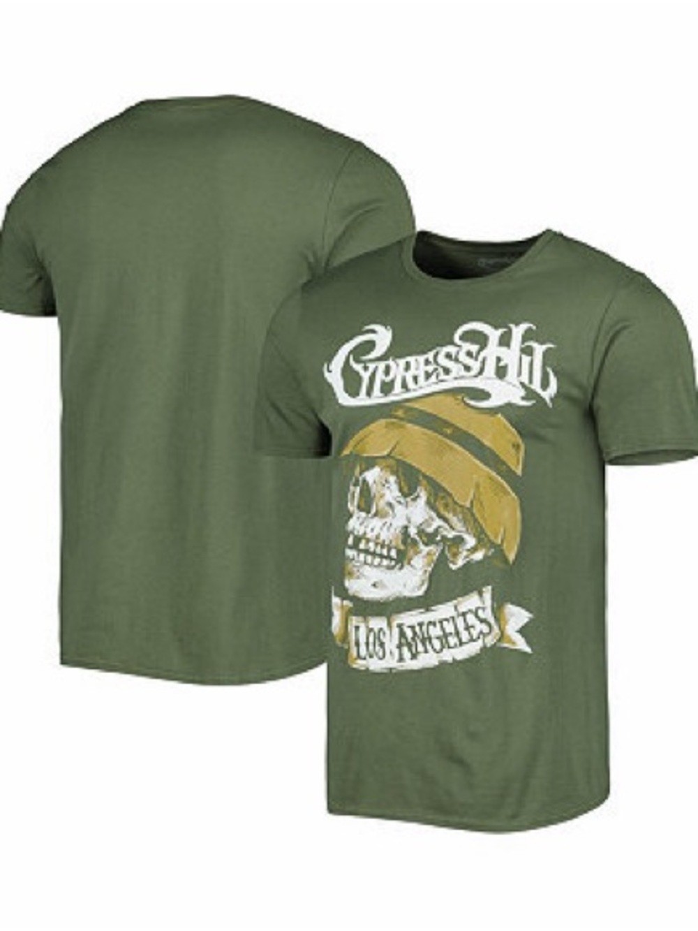 Cypress Hill Los Angeles Olive Graphic Short Sleeve Tee - Men/Women